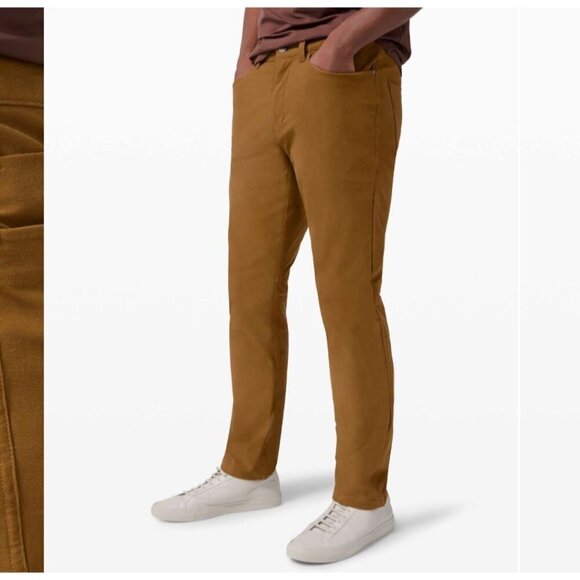 Lululemon ABC Pant Classic Utilitech 34” – Burnt Caramel Size 33 G111